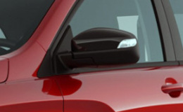 Наружные зеркала с боковыми указателями поворота черного цвета